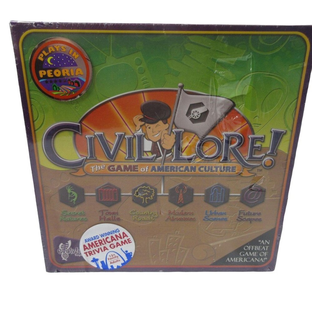 Civil Lore American Culture Trivia Game NIB